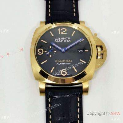 New Copy Panerai Luminor Marina 44mm Yellow gold PAM01115 Watch